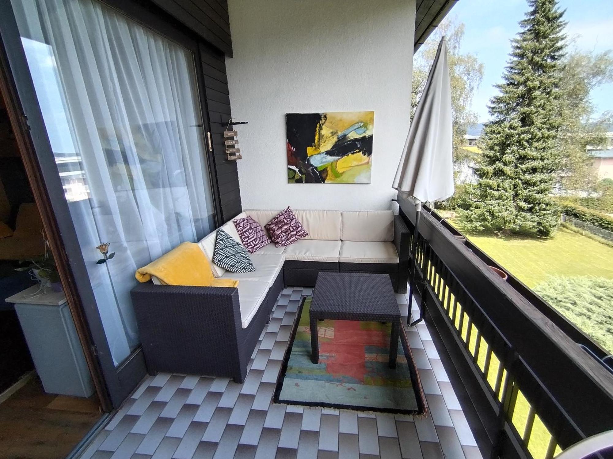דירות וילאך Waldeslust Warmbad Mit Balkon Und Privatem Parkplatz מראה חיצוני תמונה